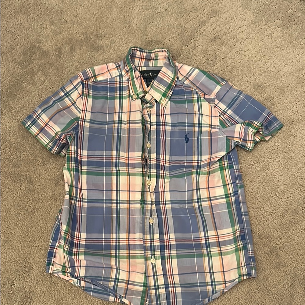 Ralph Lauren Boys plaid button down